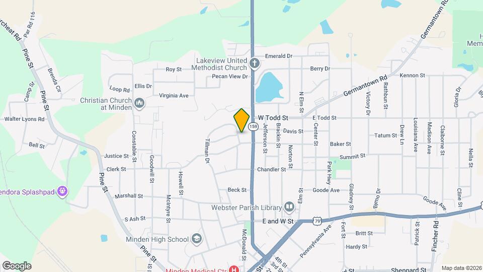 1101 Tillman Dr Mapa y Detalles de la Ubicación