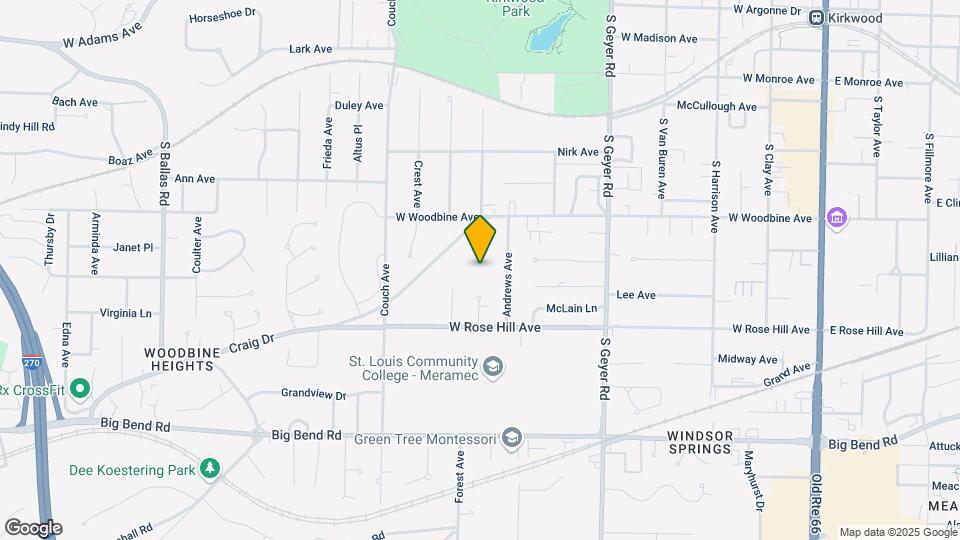 627 Hickory Hollow Ln Map and Location Details