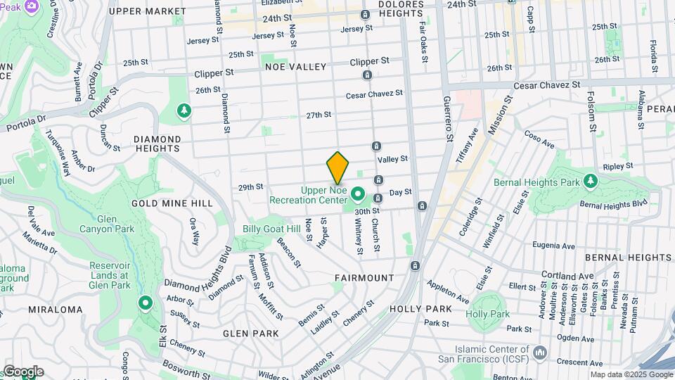 1630 Sanchez St Map and Location Details