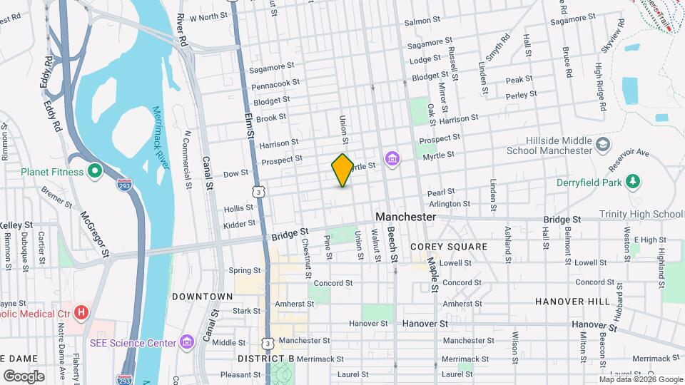 135 Orange St Map and Location Details