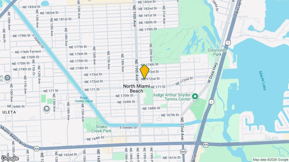 1948 NE 172nd St, Unit 3 Map and Location Details