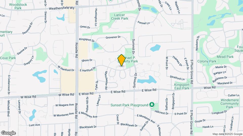 964 Brunswick Cir Map and Location Details