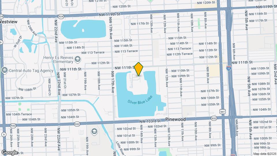 10972 NW 14th Ave, Unit Model D Map and Location Details