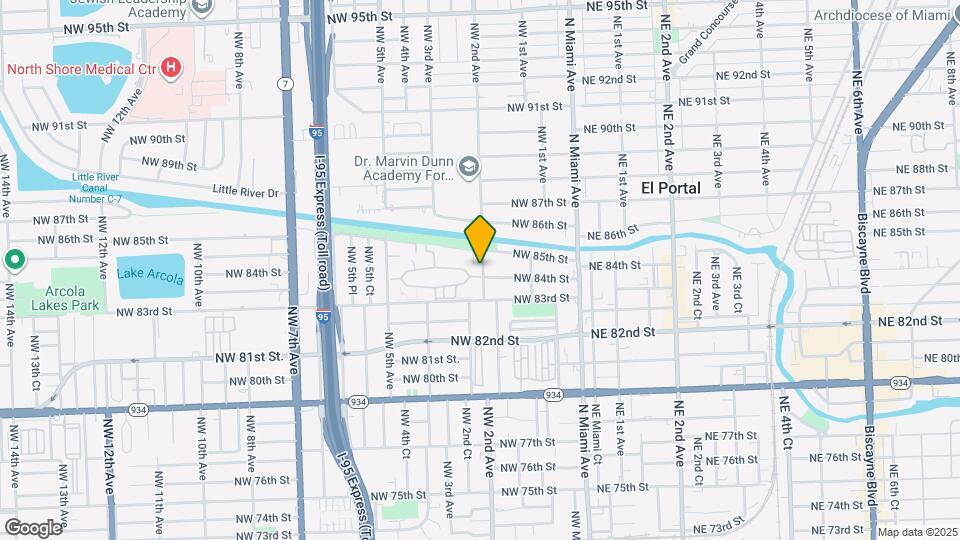 8430 NW 2nd Ave Map and Location Details