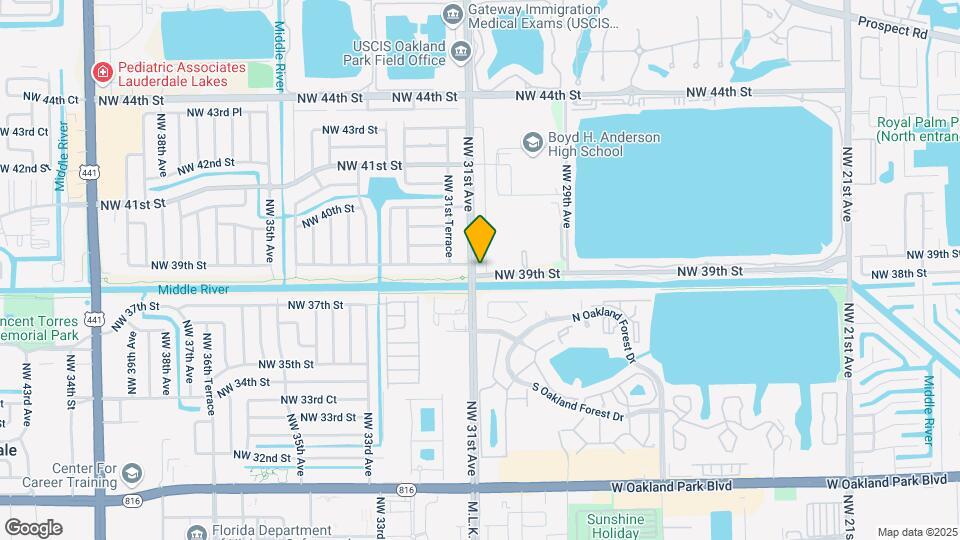 3901 NW 30th Ter Map and Location Details