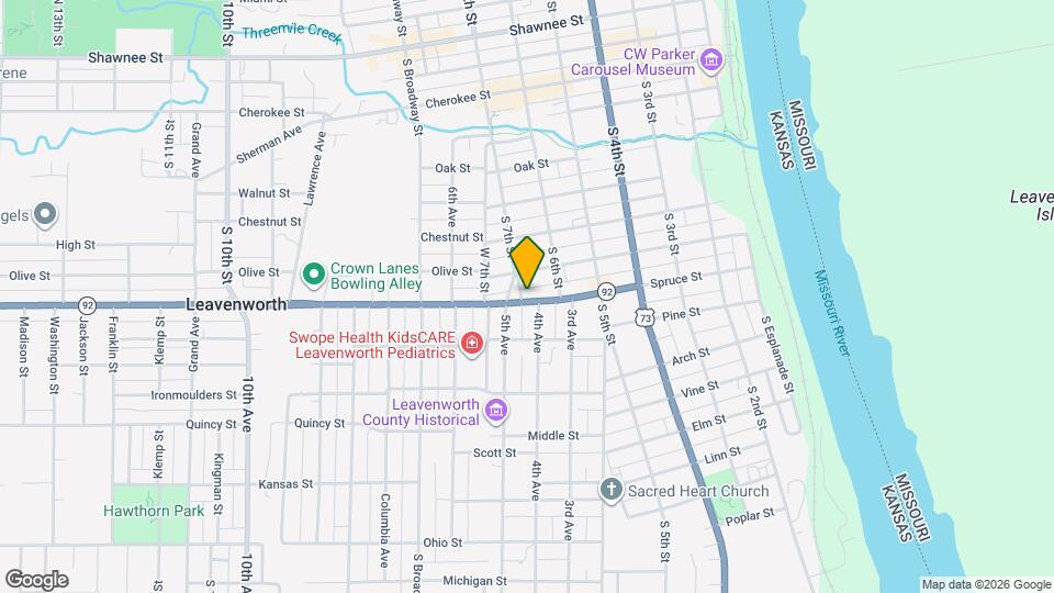 628 Spruce St Map and Location Details