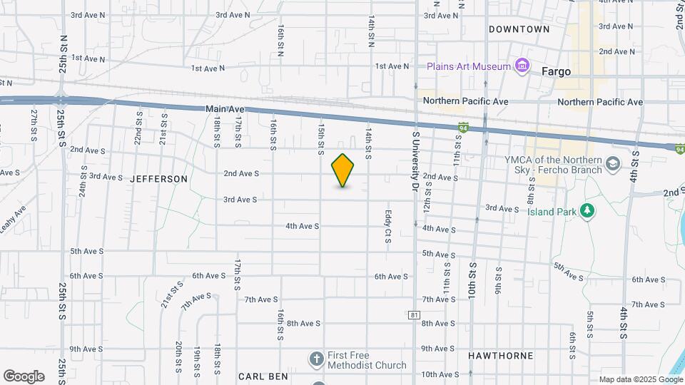 1425 3rd Ave S, Unit Main Floor Mapa y Detalles de la Ubicación