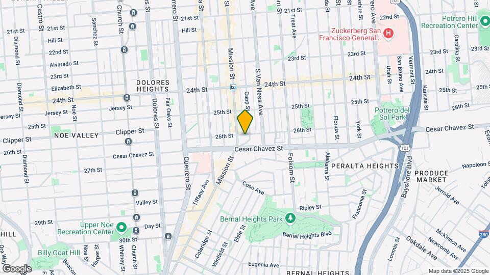 3365-3369 26th St Mapa y Detalles de la Ubicación