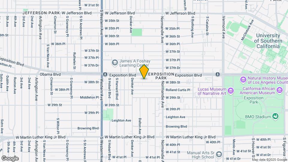 1387 W 38th St Map and Location Details