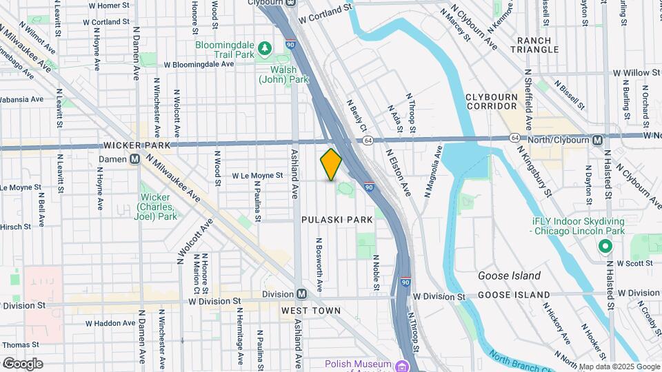 1452 N Greenview Ave Mapa y Detalles de la Ubicación