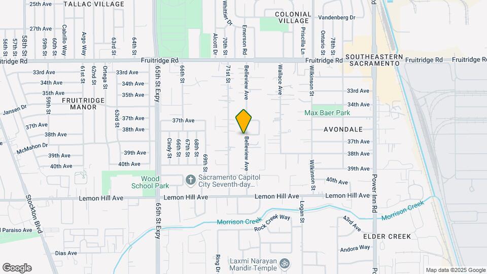 5866-5872 Belleview Ave Mapa y Detalles de la Ubicación