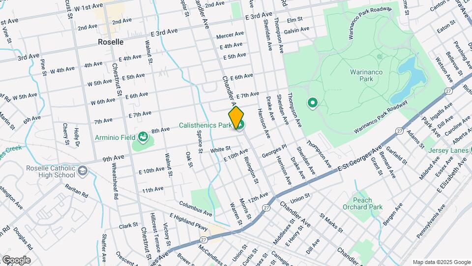 413 E 9th Ave Map and Location Details