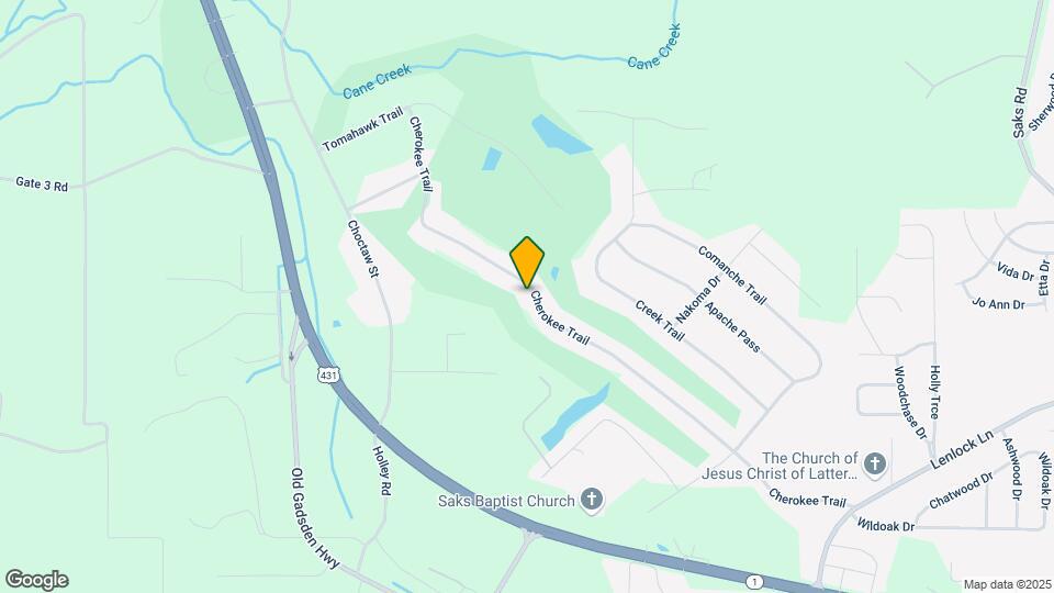 530 Cherokee Trail Map and Location Details