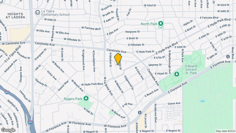 807 Edgewood St Map and Location Details