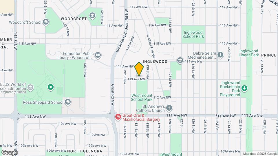 13022-13113 113 Ave NW Map and Location Details