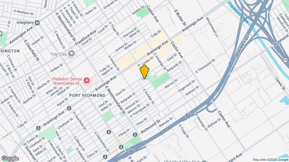 2500 E Tioga St, Unit F9 Mapa y Detalles de la Ubicación