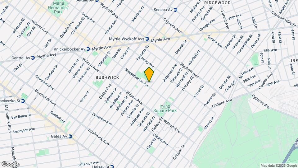 673 Knickerbocker Ave Map and Location Details
