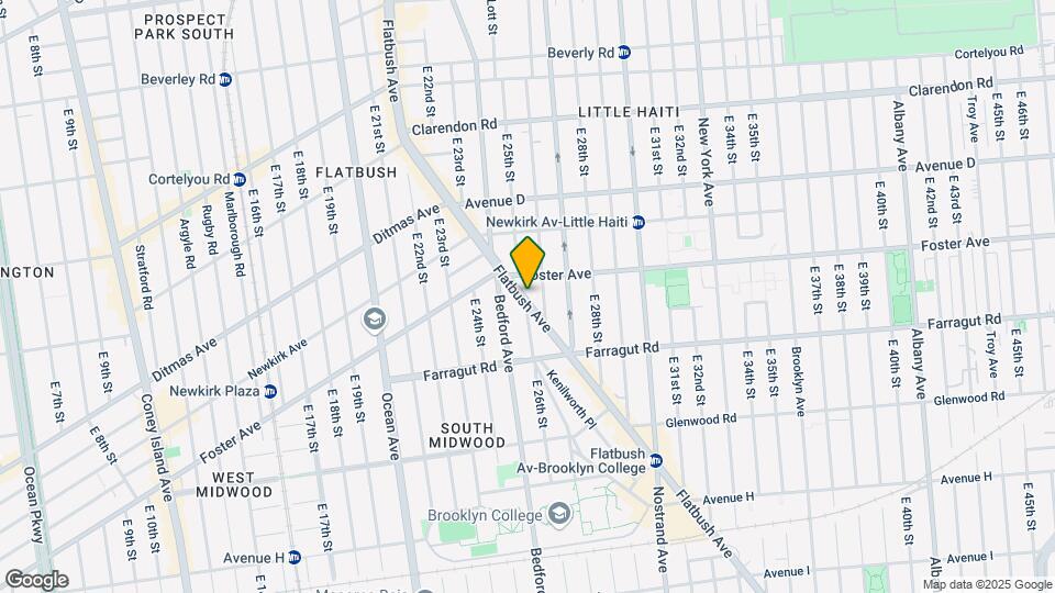 1353-1357 Flatbush Ave Map and Location Details