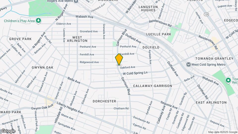 3958 Oakford Ave Map and Location Details