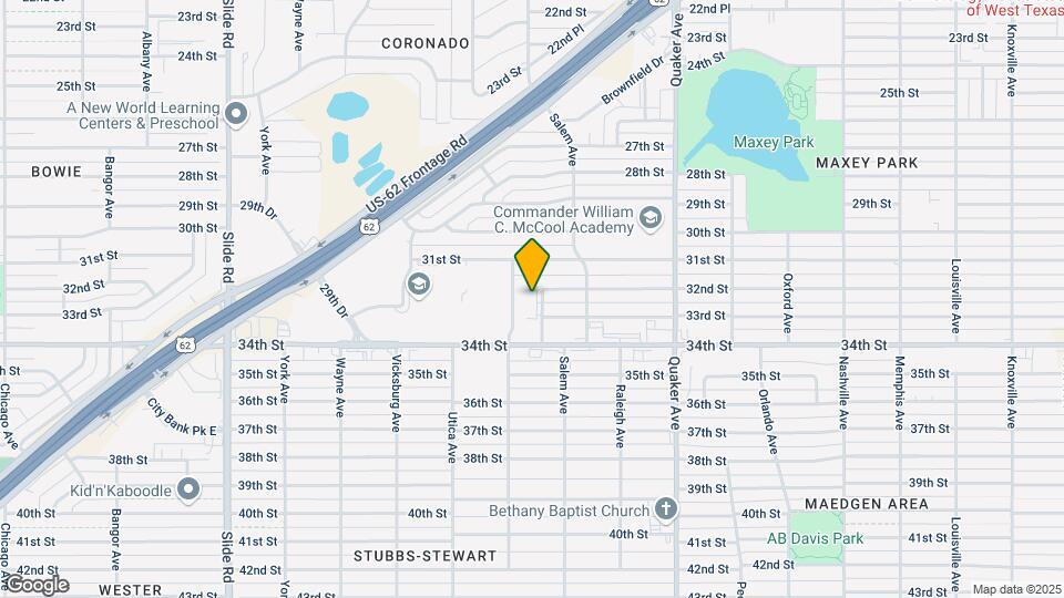 3204 Salisbury Ave Map and Location Details