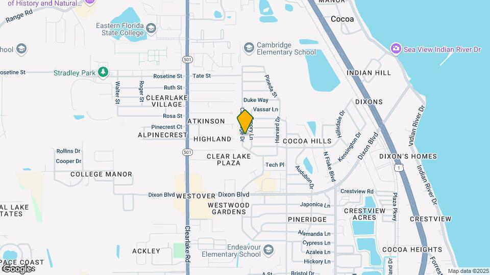 1510 Cambridge Dr Map and Location Details
