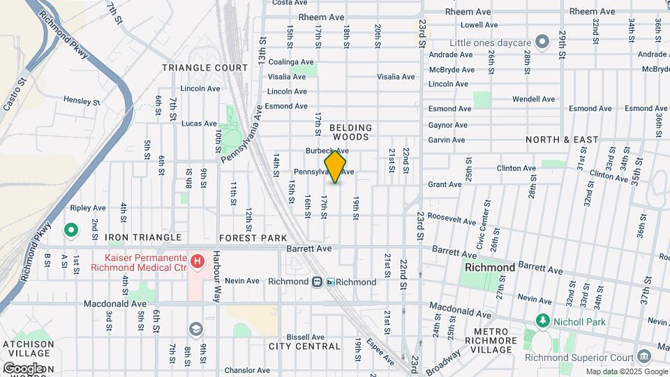 639 18th St Mapa y Detalles de la Ubicación