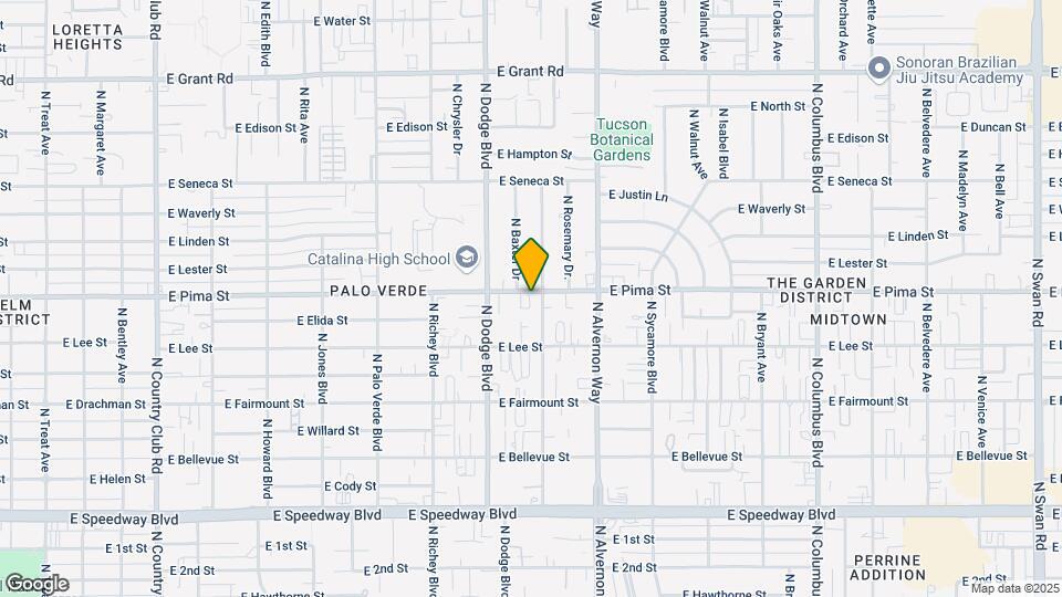 1651 N Winstel Blvd Mapa y Detalles de la Ubicación