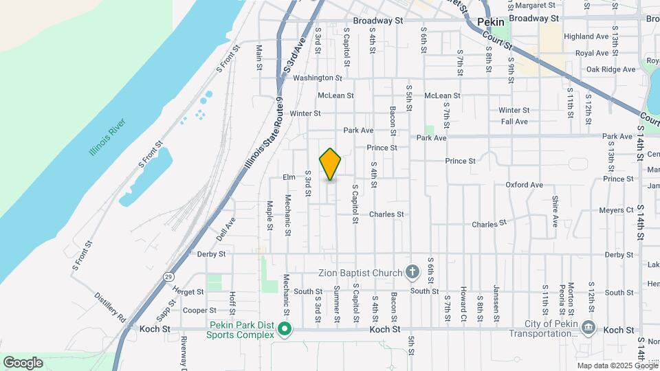 1111 Summer St Map and Location Details