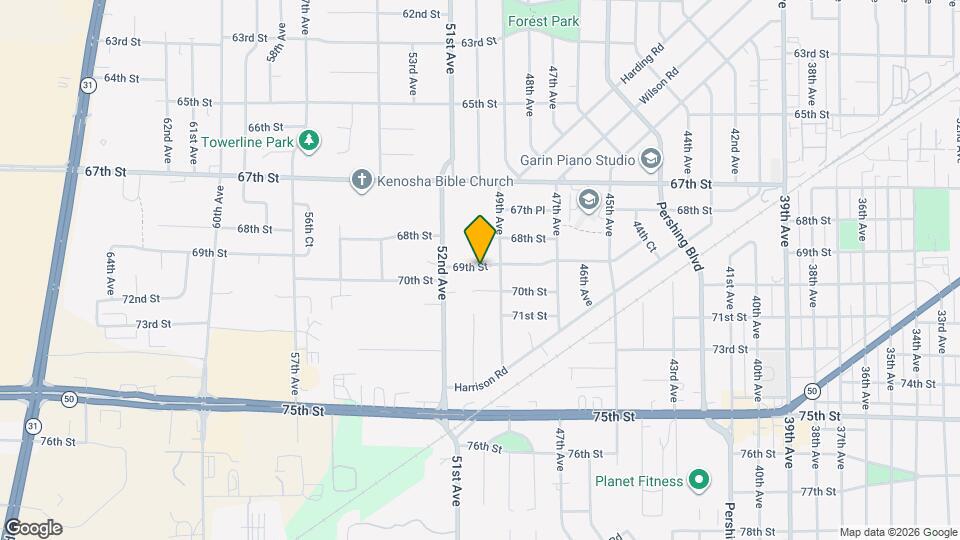 5003 69th St Map and Location Details