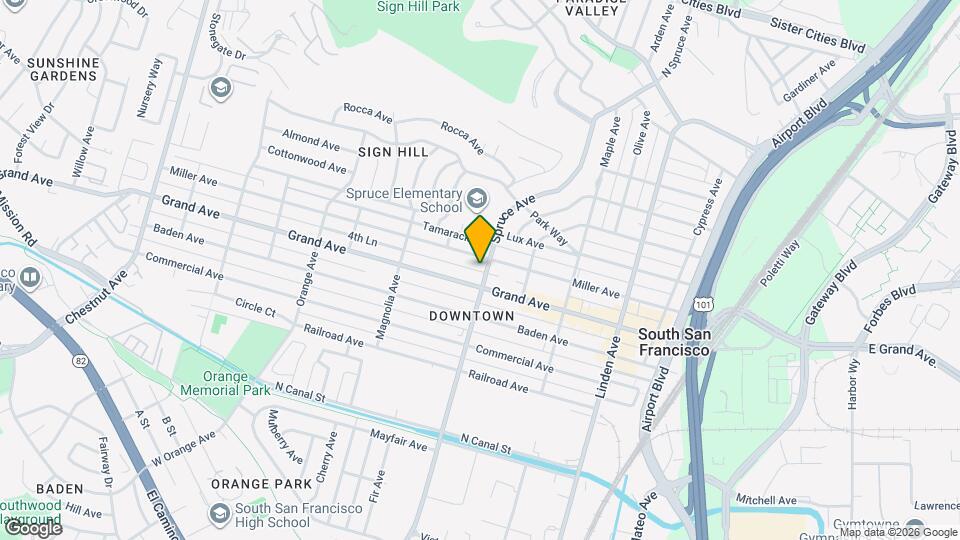 311 Spruce Ave Map and Location Details