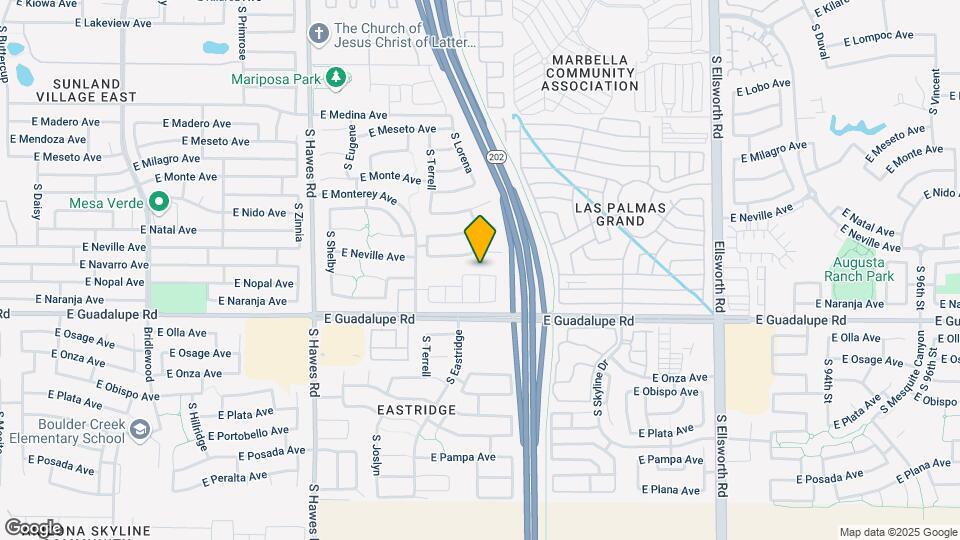 8720 E Navarro Ave Map and Location Details