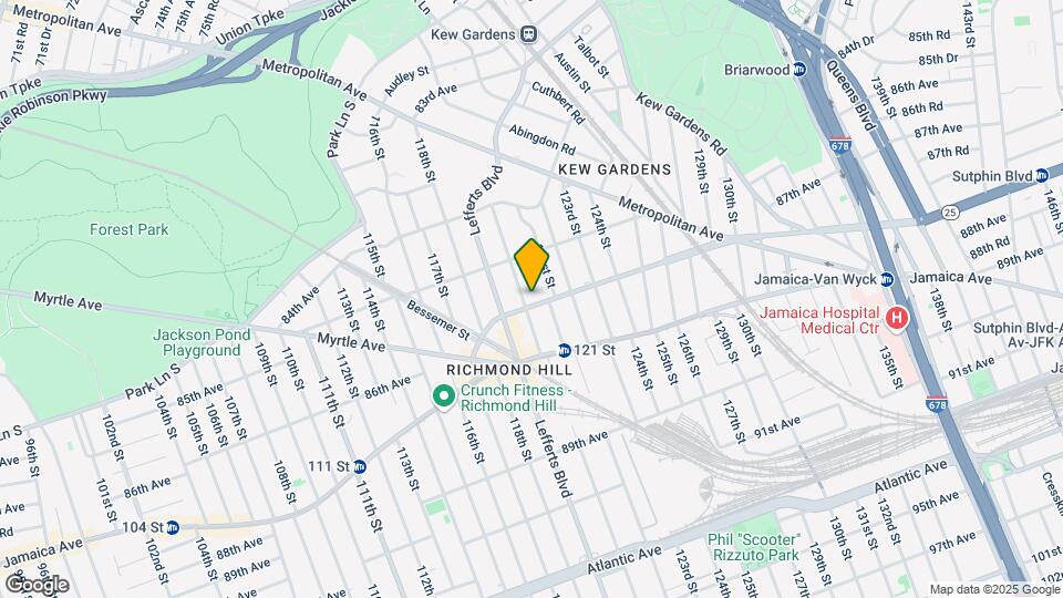 120-05 Hillside Ave Mapa y Detalles de la Ubicación
