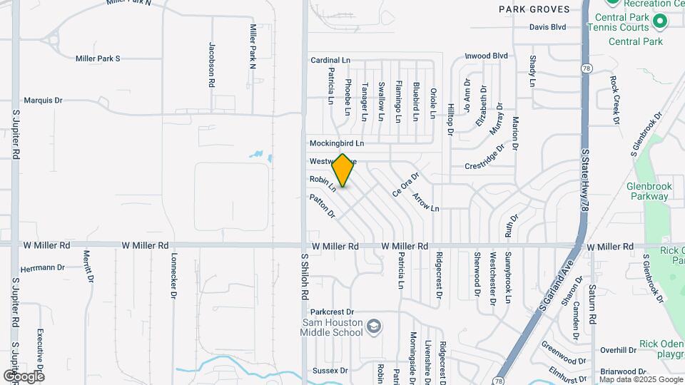 1722 Robin Ln Map and Location Details