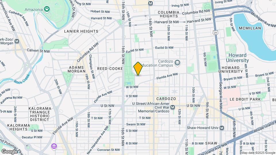 1468-1472 Belmont St NW Map and Location Details