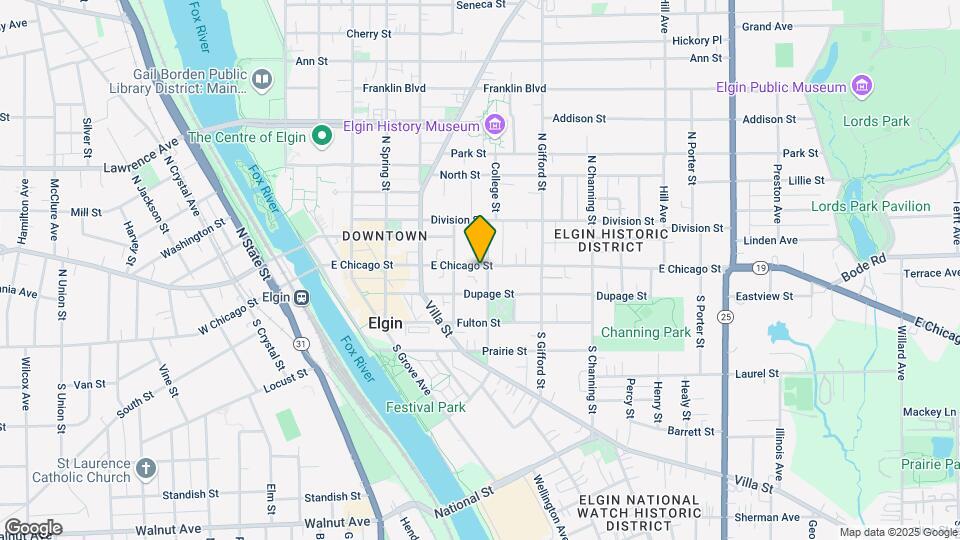 325 E Chicago St Mapa y Detalles de la Ubicación