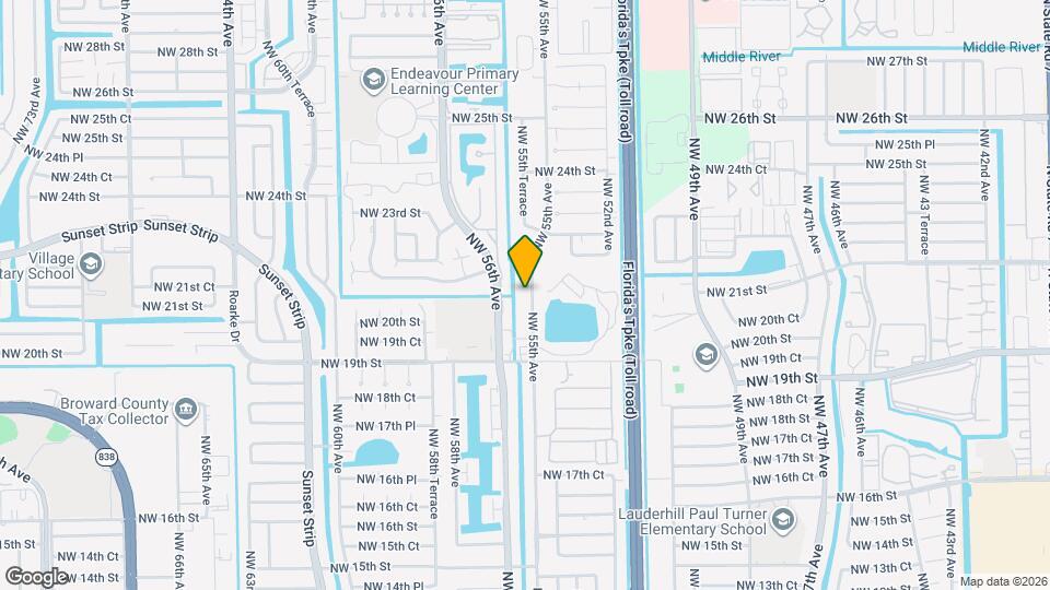 2101 NW 55th Ave Map and Location Details
