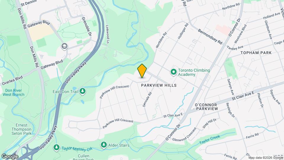 36 Glenshaw Crescent Map and Location Details