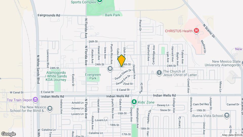1301 23rd St Map and Location Details