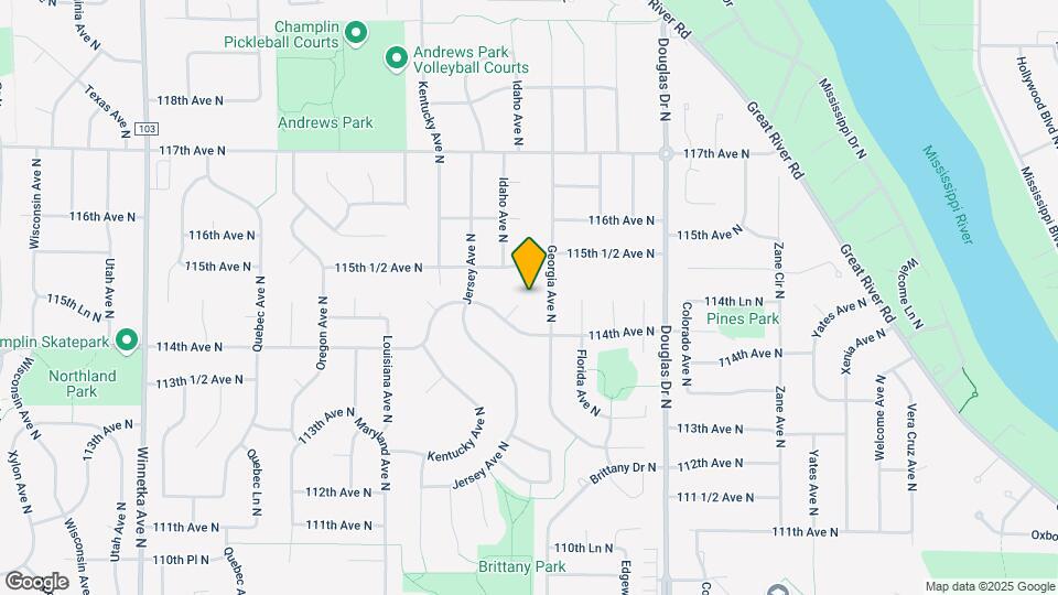6732 114th Cir N Map and Location Details