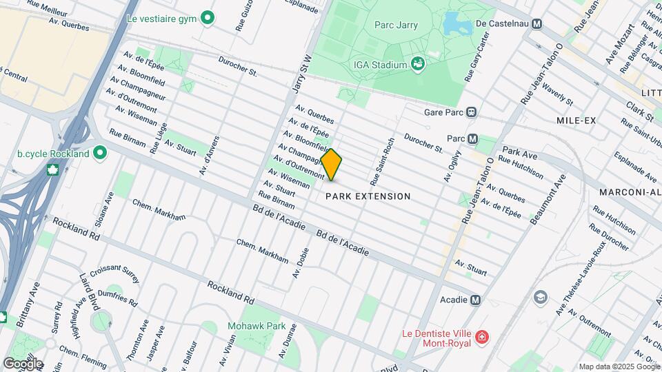 7826 D'outremont Av Map and Location Details