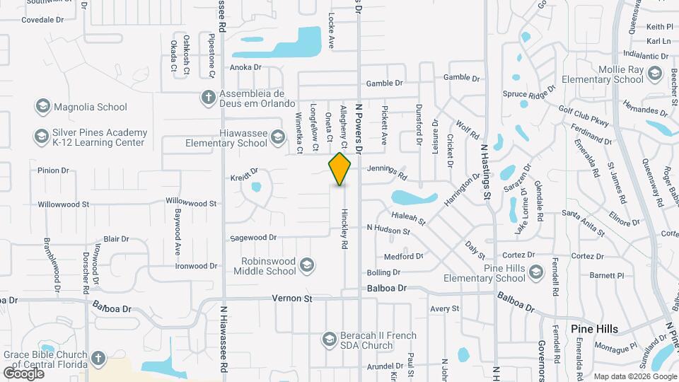 1912 Hinckley Rd Map and Location Details