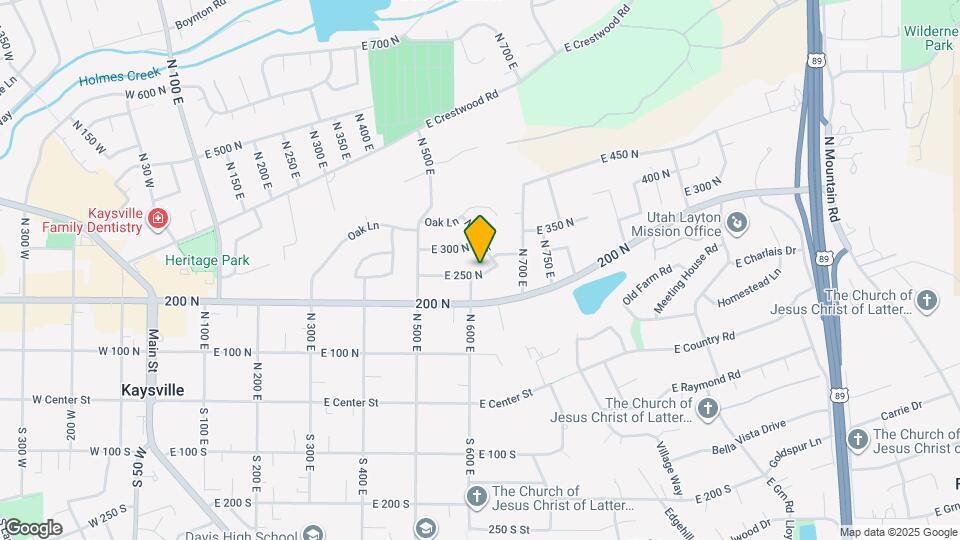 615 E 250 N, Unit 615 A Mapa y Detalles de la Ubicación