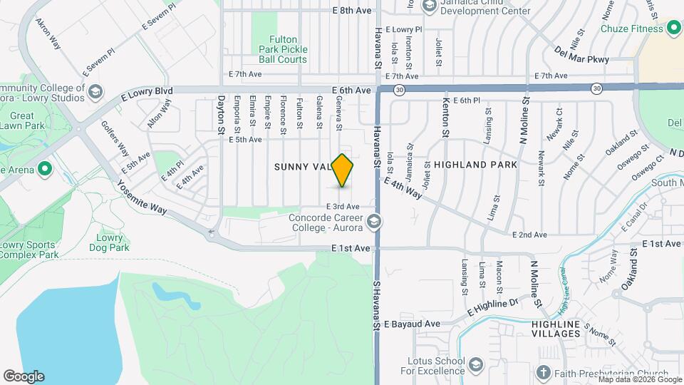 356 Geneva St Mapa y Detalles de la Ubicación