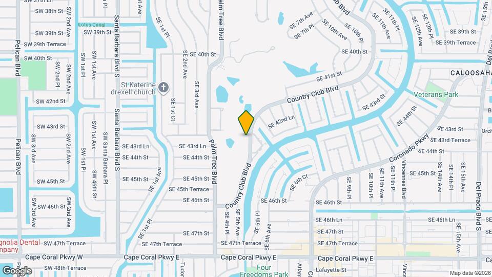 4336 Country Club Blvd Mapa y Detalles de la Ubicación
