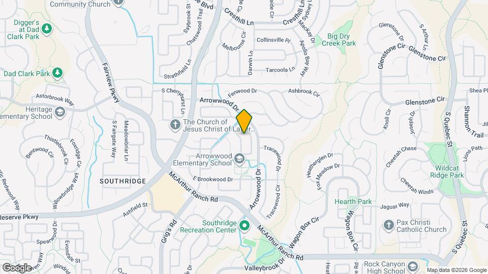 10331 S Rotherwood Cir Map and Location Details