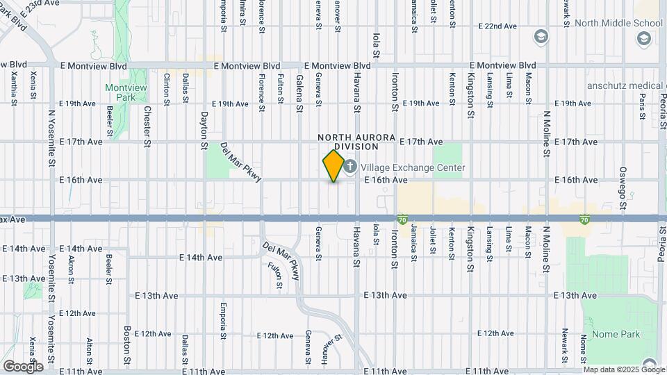 1565 Hanover St Map and Location Details