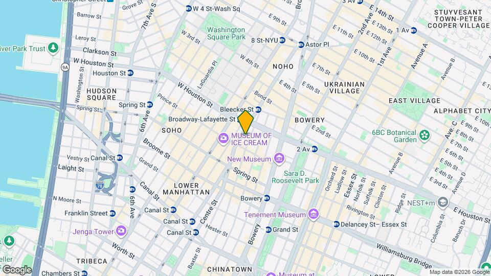 285 Lafayette St Mapa y Detalles de la Ubicación