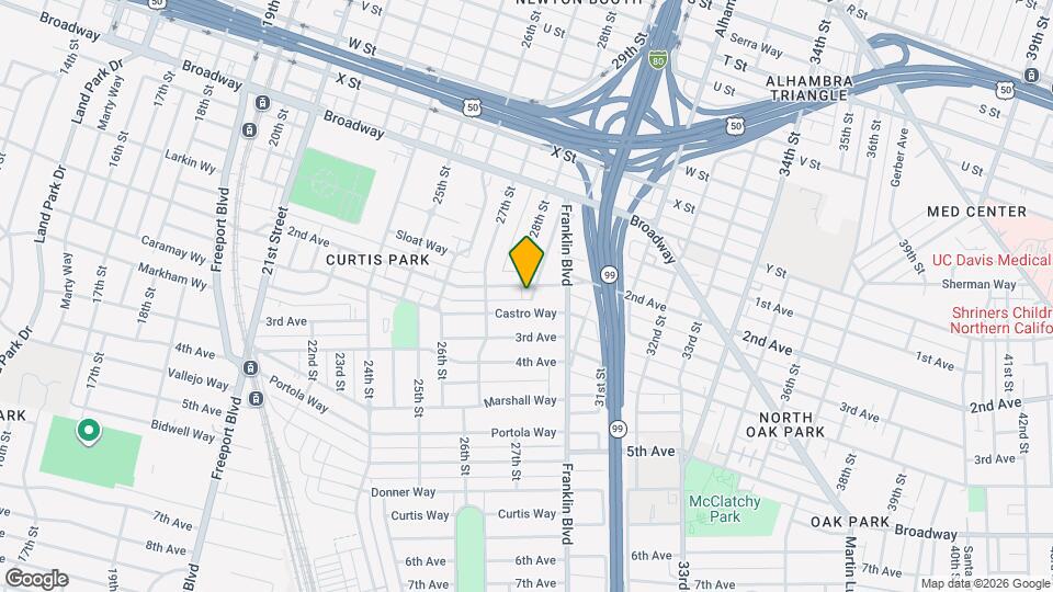 2714 San Fernando Way Mapa y Detalles de la Ubicación