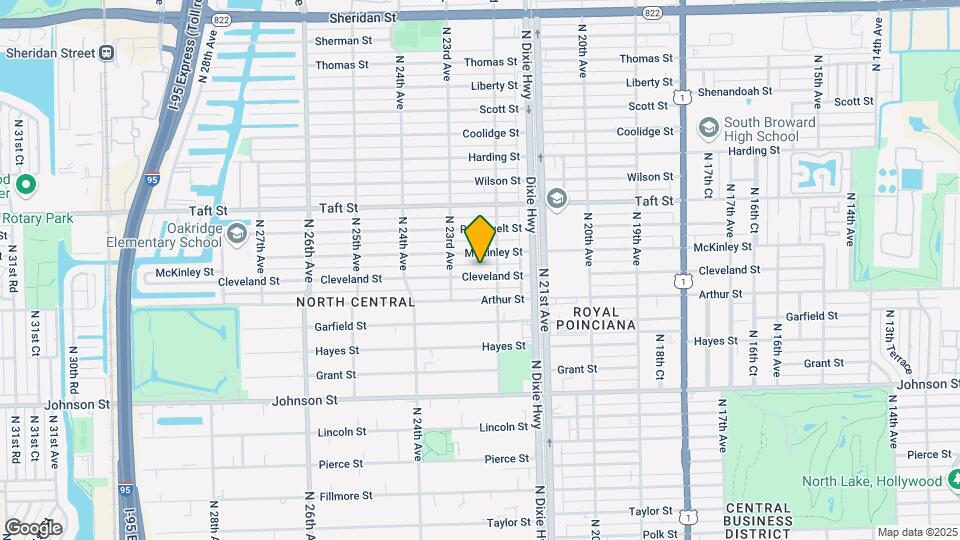 2213 Cleveland St Map and Location Details