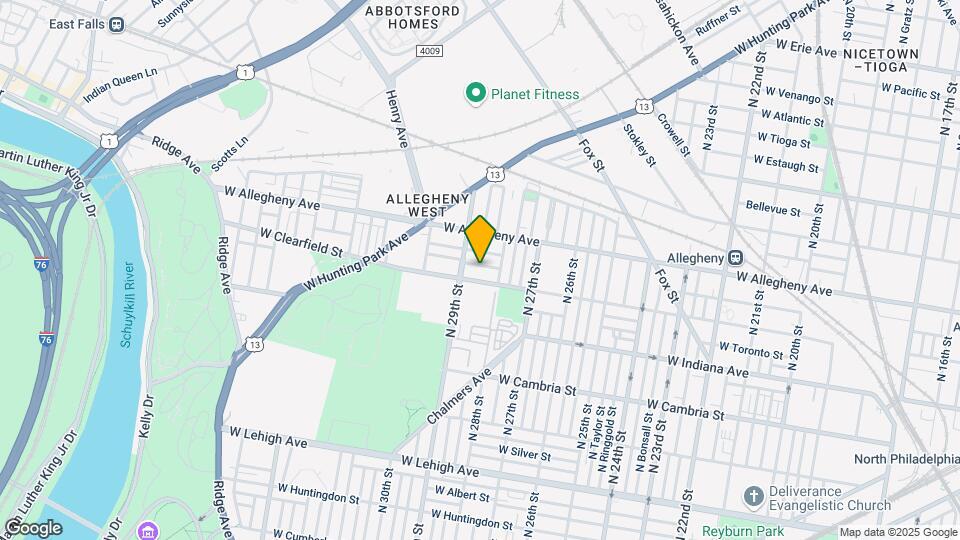2832 W Clementine St Map and Location Details